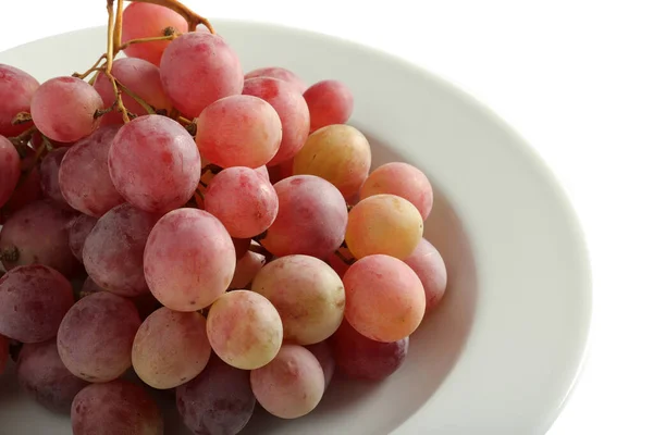 Uvas Frescas Plato — Foto de Stock