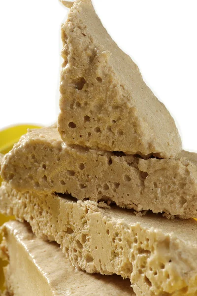 Halva Turca Tradicional Com Tahini — Fotografia de Stock