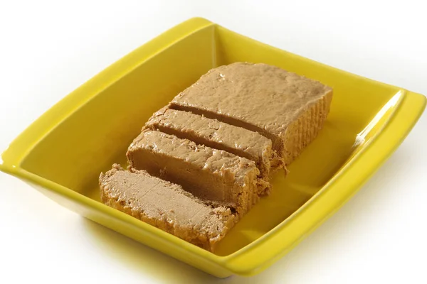 Hagyományos Török Halva Tahinivel — Stock Fotó