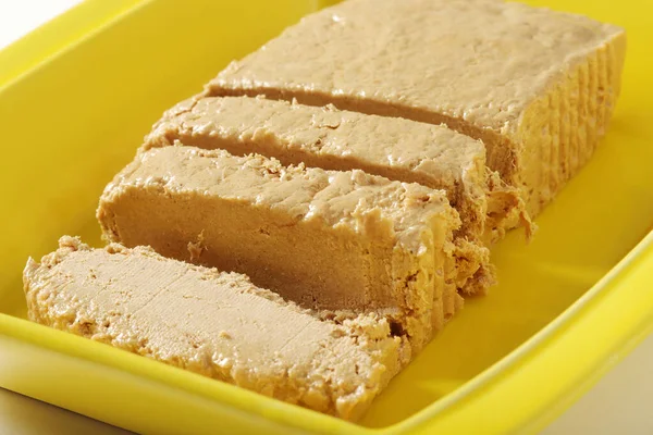 Halva Turca Tradicional Com Tahini — Fotografia de Stock