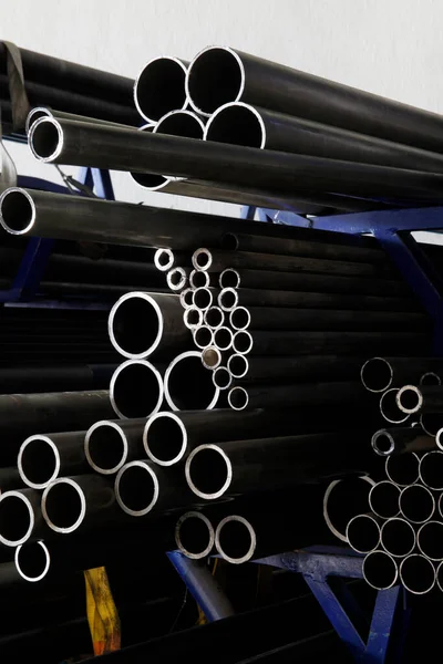 Steel Pipes Factory — Stock Photo, Image