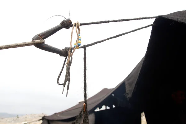 游牧民族的山羊毛帐篷 — 图库照片