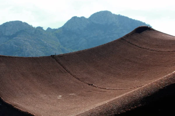 Goat hair tents of nomadic people