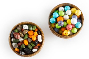 çok renkli şeker kaplı çikolata kaplama arka plan