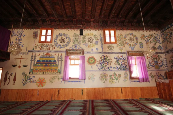 Duvar Resimleri Tahta Seljuk Camii — Stok fotoğraf