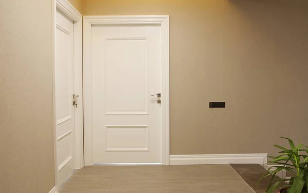 Porta Interior Madeira Novo Moderno — Fotografia de Stock