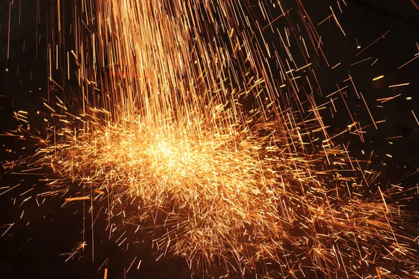 Glowing Sparks Abstract Background Texture — Stock Photo, Image