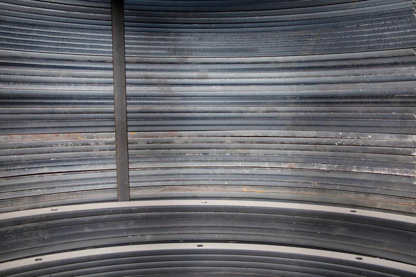 仓库里的钢板工业背景 — 图库照片