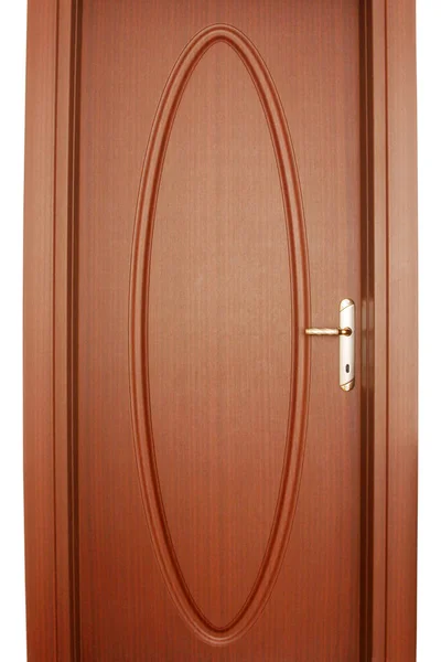 Drewniane Nowoczesne Drzwi Wewnętrzne — Zdjęcie stockowe