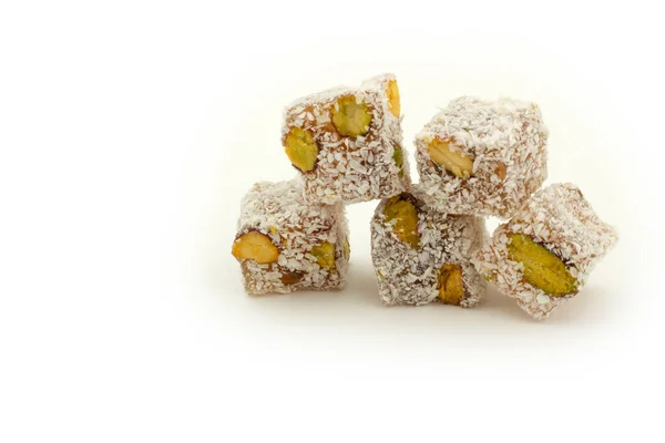 Delicious Turkish Delight Pistachio — Stock Photo, Image