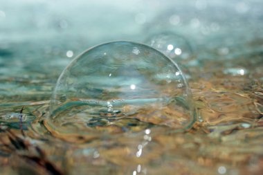 Su yüzeyi soyut doku arkaplanı