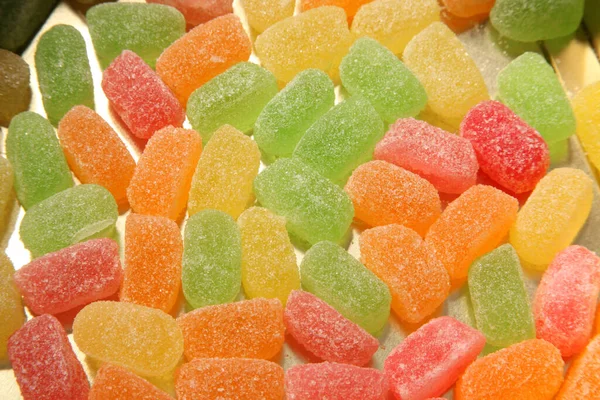 Colorful Jelly Candies Turkish Delight — Stock Photo, Image