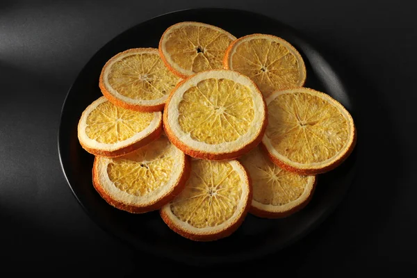 Замороженные Сушеные Апельсиновые Ломтики — стоковое фото