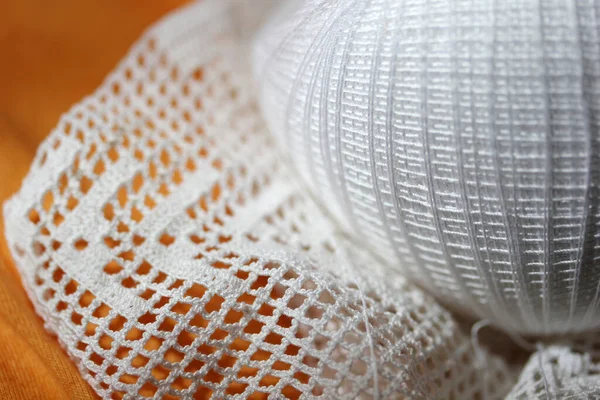 White Lace Yarn Lace — Stock Photo, Image