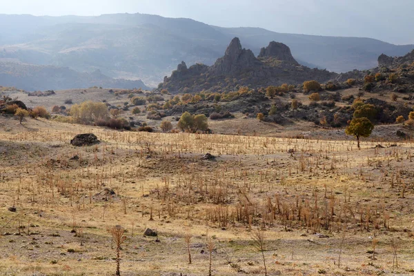 Pico Rocoso Paisaje Dramático Del Cielo — Foto de Stock