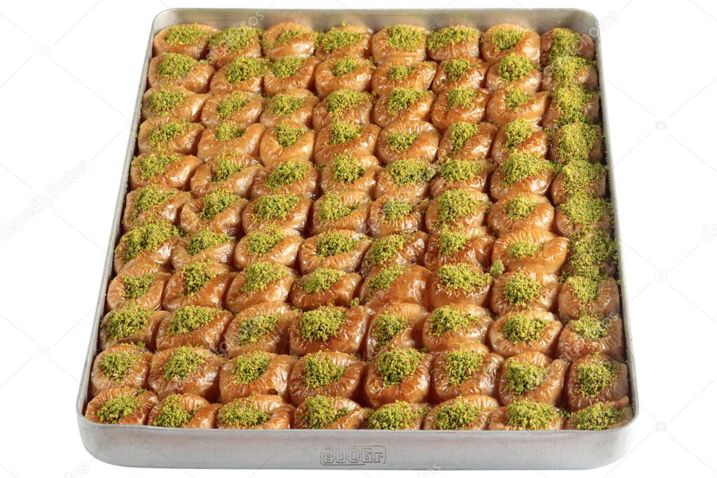 Traditional Turkish Dessert Baklava. Turkish cuisine.