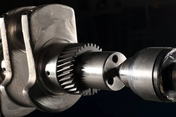 New Engine Crankshaft Spare Part — Stock Photo, Image