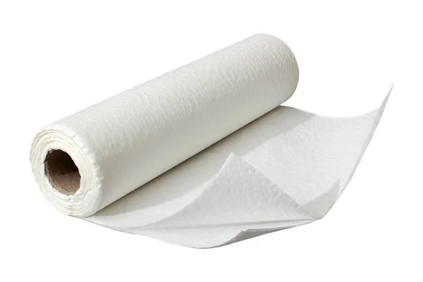 Paper Towel Roll Isolated White Background — Stock Photo, Image