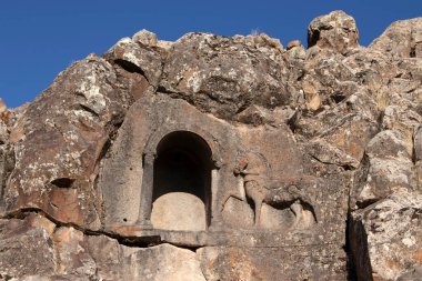 Kings Tomb Turkey 'de. Hitit anıtı. Beysehir Türkiye.