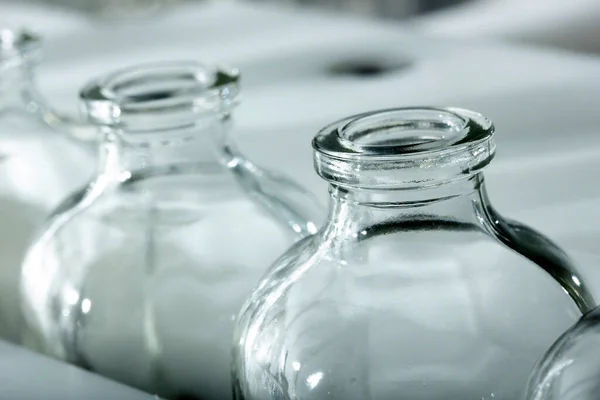 Close Pharmaceutical Production Line Stand — Stock Photo, Image