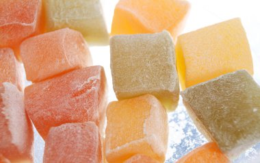 Çeşitli renklerde geleneksel Türk lezzeti