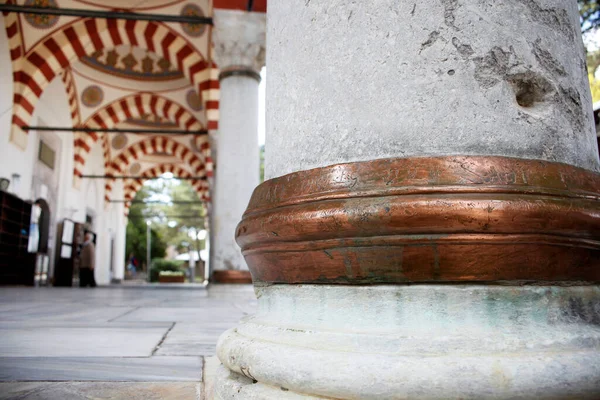 Mesquita Histórica Colunas Turquia — Fotografia de Stock