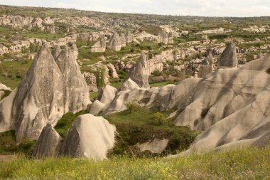 Geological formations in Cappadocia, Nevsehir, Turkey