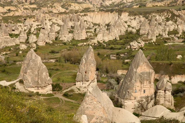 Geological Formations Cappadocia Nevsehir Turkey — Foto de Stock