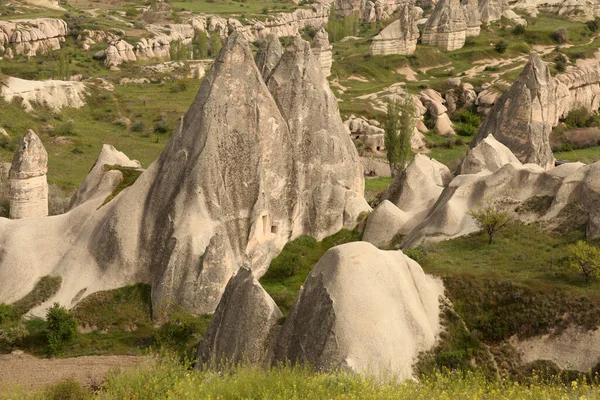 Geological Formations Cappadocia Nevsehir Turkey — Foto de Stock