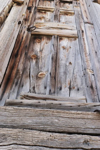 Very Old Wooden Door Countryside — Stock Photo, Image