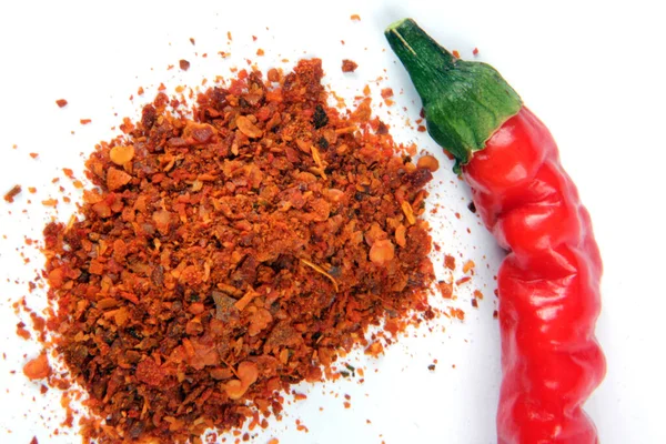 Red Chili Peppers Flakes — Stock Photo, Image