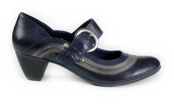 Zapatos Mujer Modernos Cuero — Foto de Stock