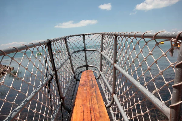 Boat Deck Small Motorboat — Stock Photo, Image