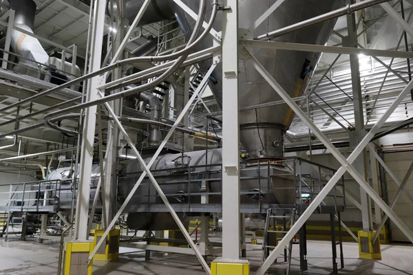 Молочной Фабрике Фабрика Пищевой Промышленности — стоковое фото
