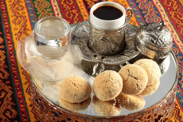 Chocoladechips Kokoskoekjes — Stockfoto