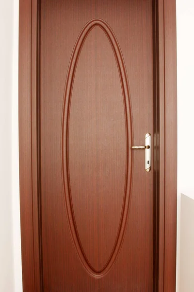 Wooden Modern Interior Door — Stock Photo, Image