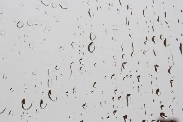 Textura Fondo Gotas Agua Sobre Vidrio — Foto de Stock