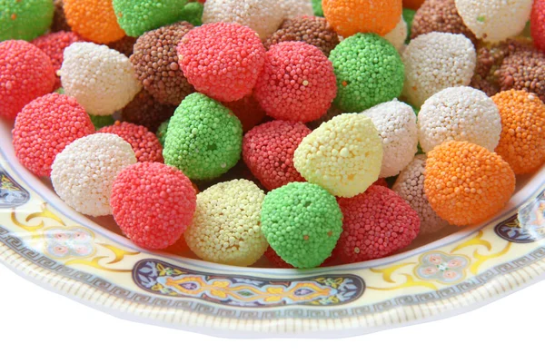 色彩艳丽的果冻糖果土耳其的喜悦 — 图库照片