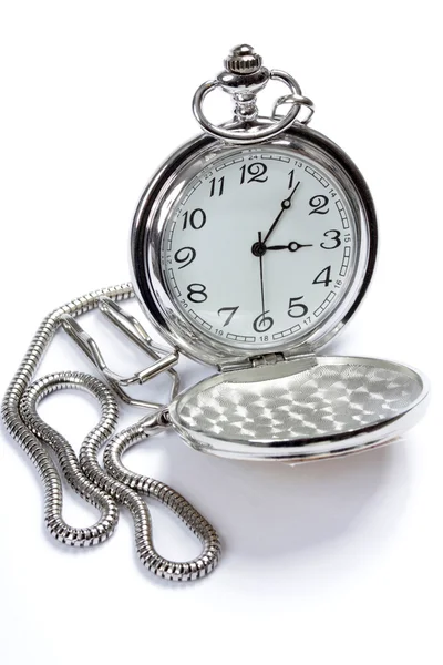 Beyaz cep saati — Stok fotoğraf