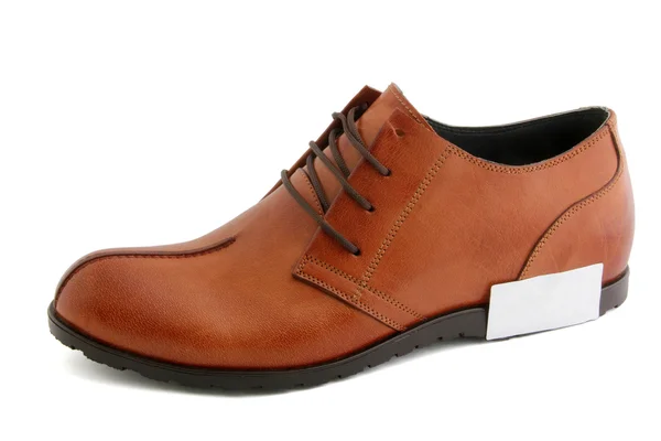 Moda masculina com sapatos em branco — Fotografia de Stock