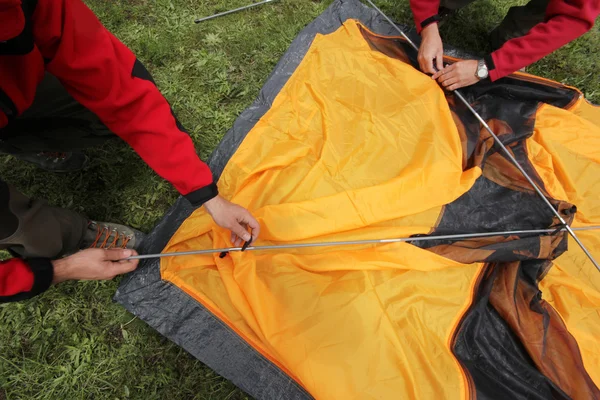 Camping tält — Stockfoto