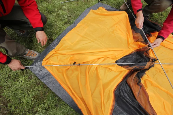 Camping tält — Stockfoto