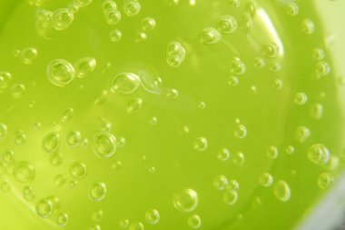 Yeşil baloncuklar arka plan