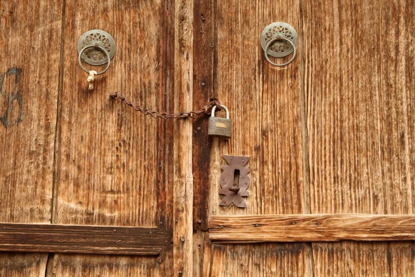 Wood door — Stock Photo, Image