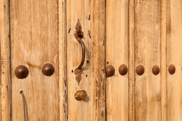 Porta di legno — Foto Stock