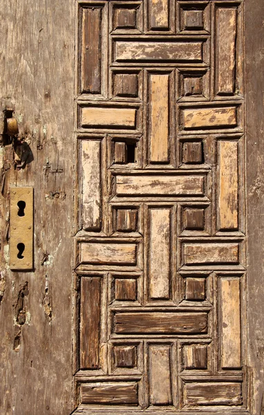 Porta di legno — Foto Stock