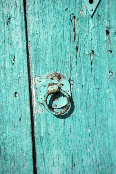 Porta di legno — Foto Stock