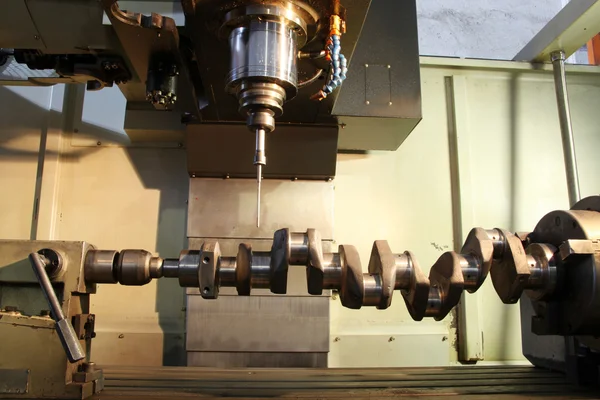 Procesamiento de torno CNC — Foto de Stock