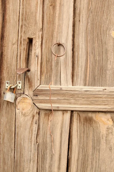 Holztür — Stockfoto