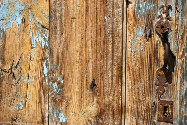 Porta di legno — Foto Stock